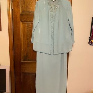 Mother of the bride dress with jacket